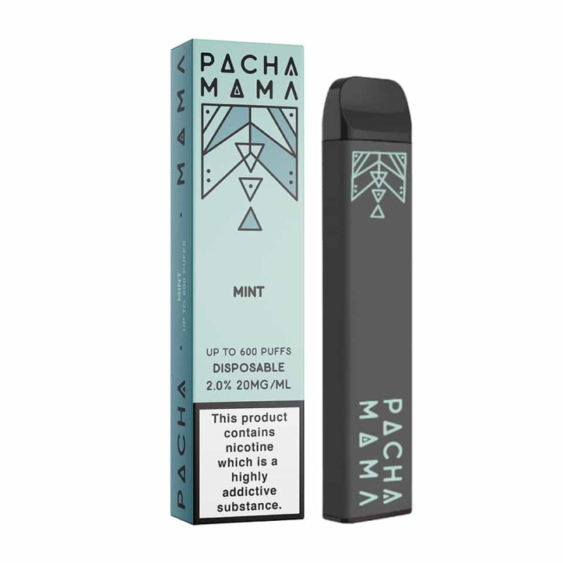 PachamamaDisposables 2ml BoxandDevice Mint