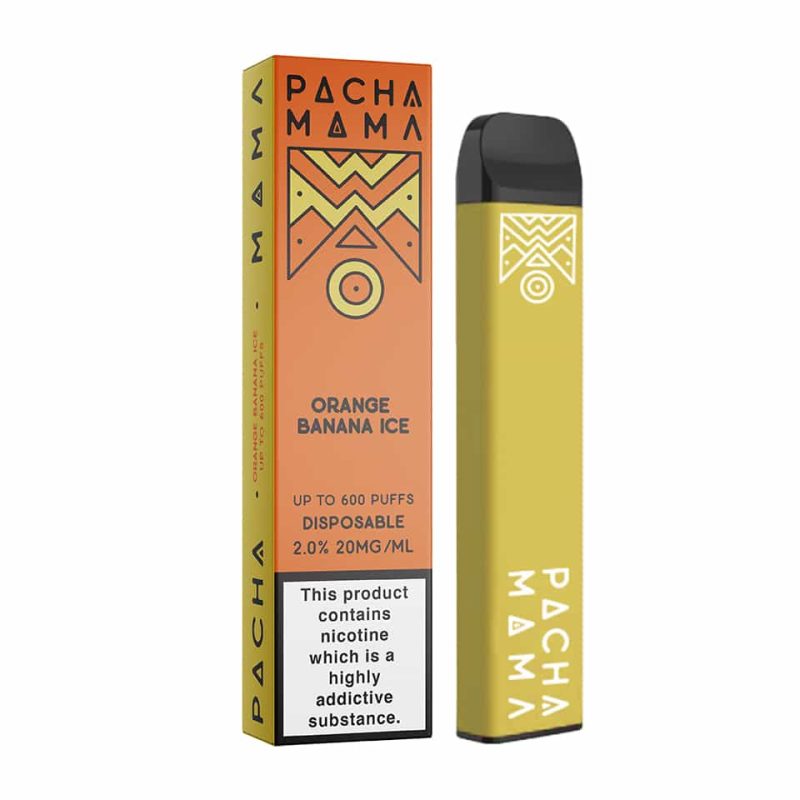 PachamamaDisposables 2ml BoxandDevice OrangeBananaIce