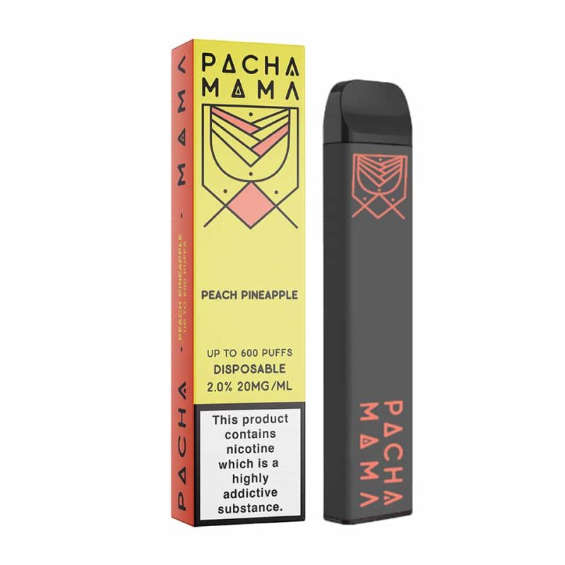 PachamamaDisposables 2ml BoxandDevice PeachPineapple