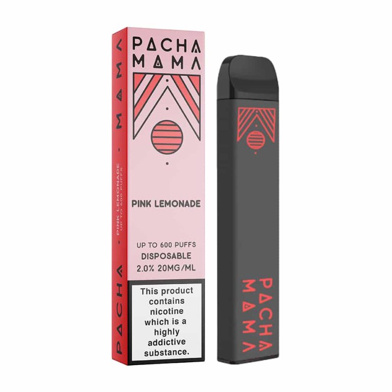 PachamamaDisposables 2ml BoxandDevice PinkLemonade