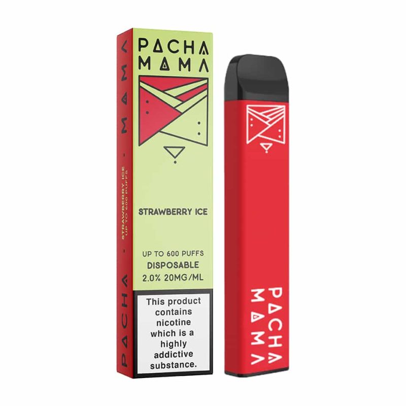 PachamamaDisposables 2ml BoxandDevice StrawberryIce