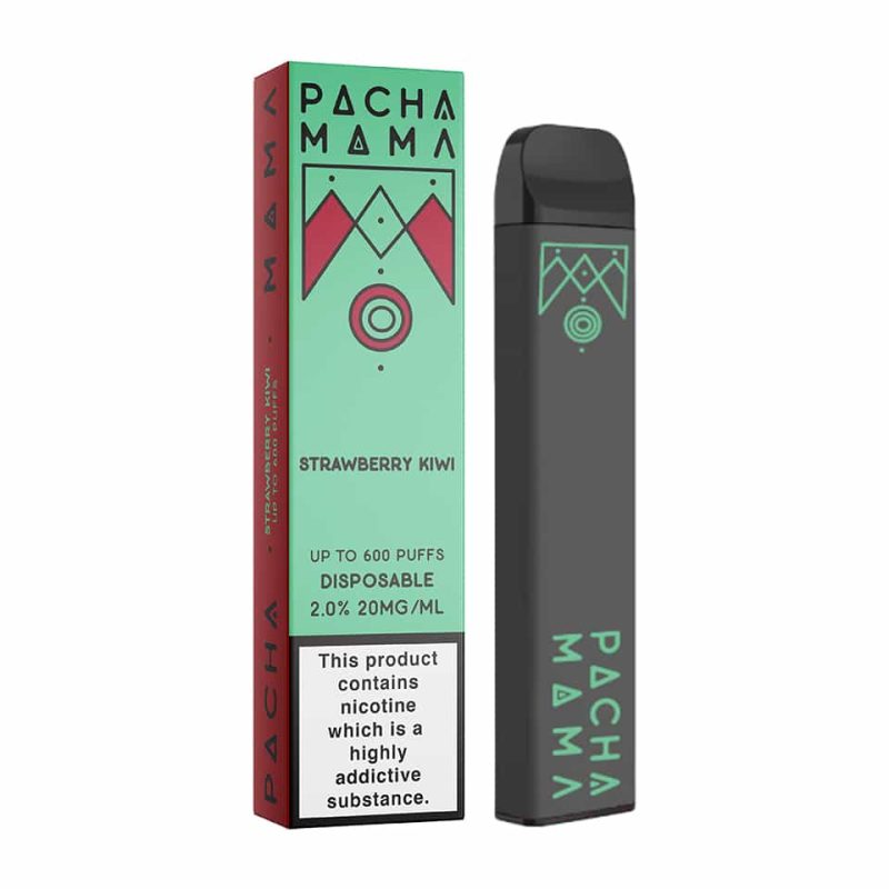 PachamamaDisposables 2ml BoxandDevice StrawberryKiwi