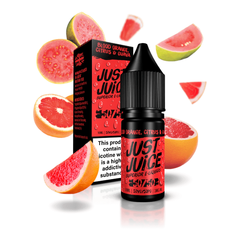 just juice blood orange cirtus and guava 50 50