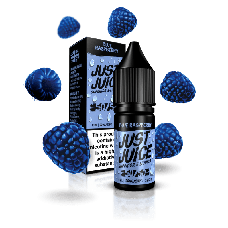 just juice blue raspberry 50 50