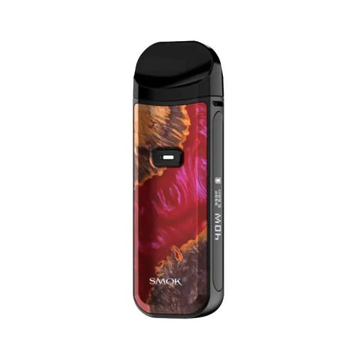 smok nord 2 kit red stabilizing wood